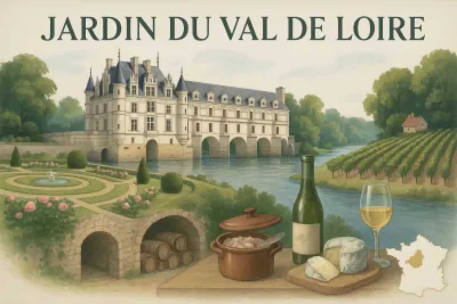 Jardin du Val de Loire - Belle-France