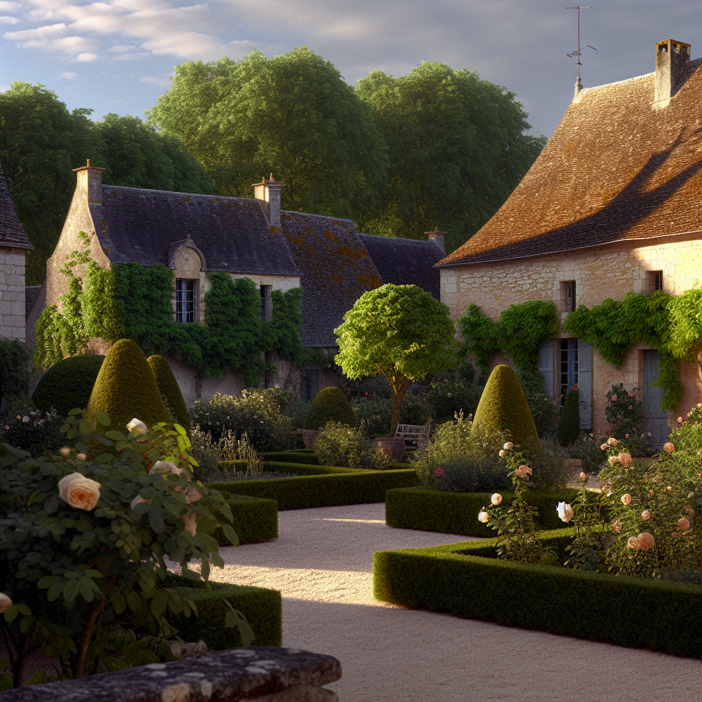 Dans le secret des villages-jardins : l'art de vivre entre roses anciennes et murs de tuffeau