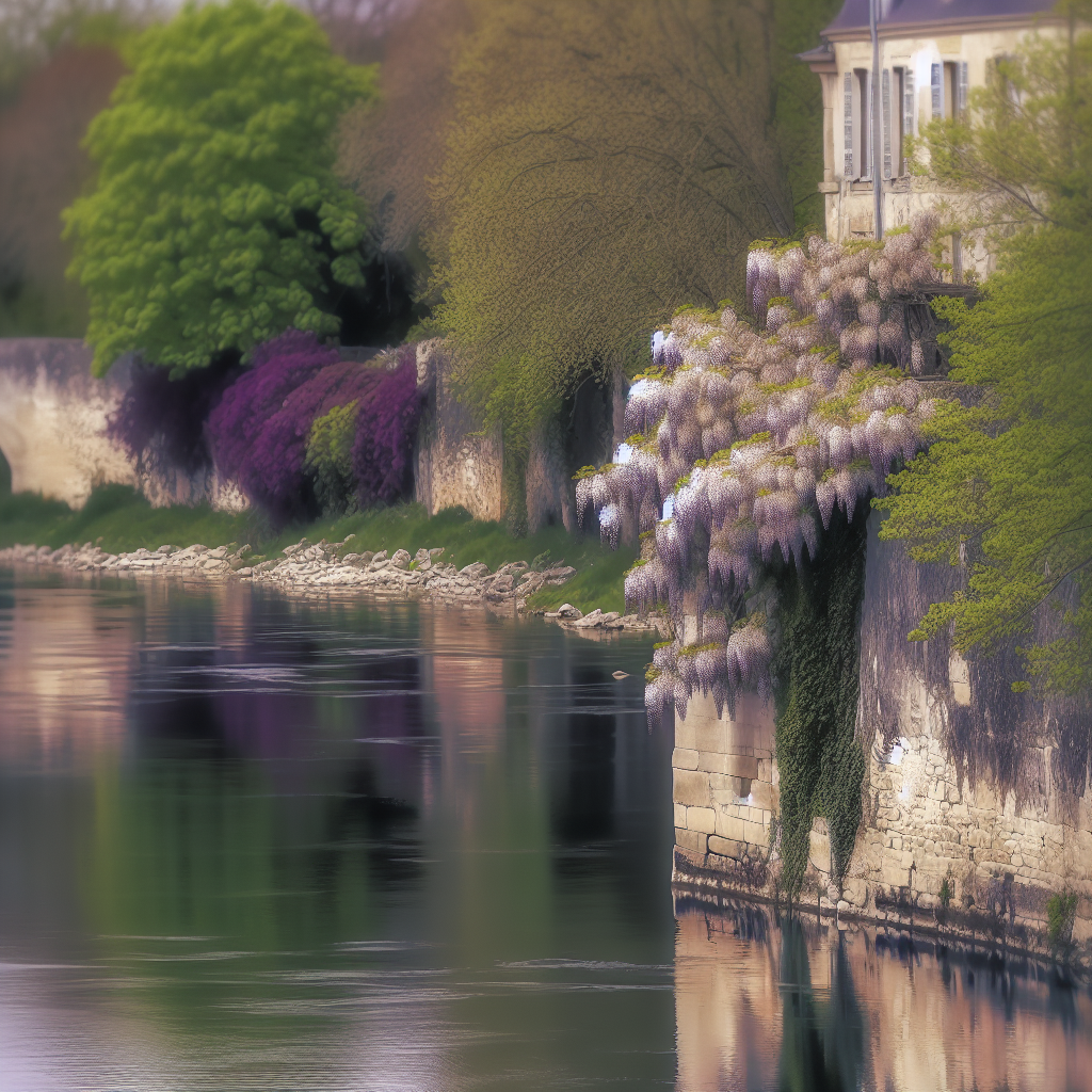 Sous les glycines de Candes : Secrets d’herboristes et refuges fleuris à la confluence des eaux